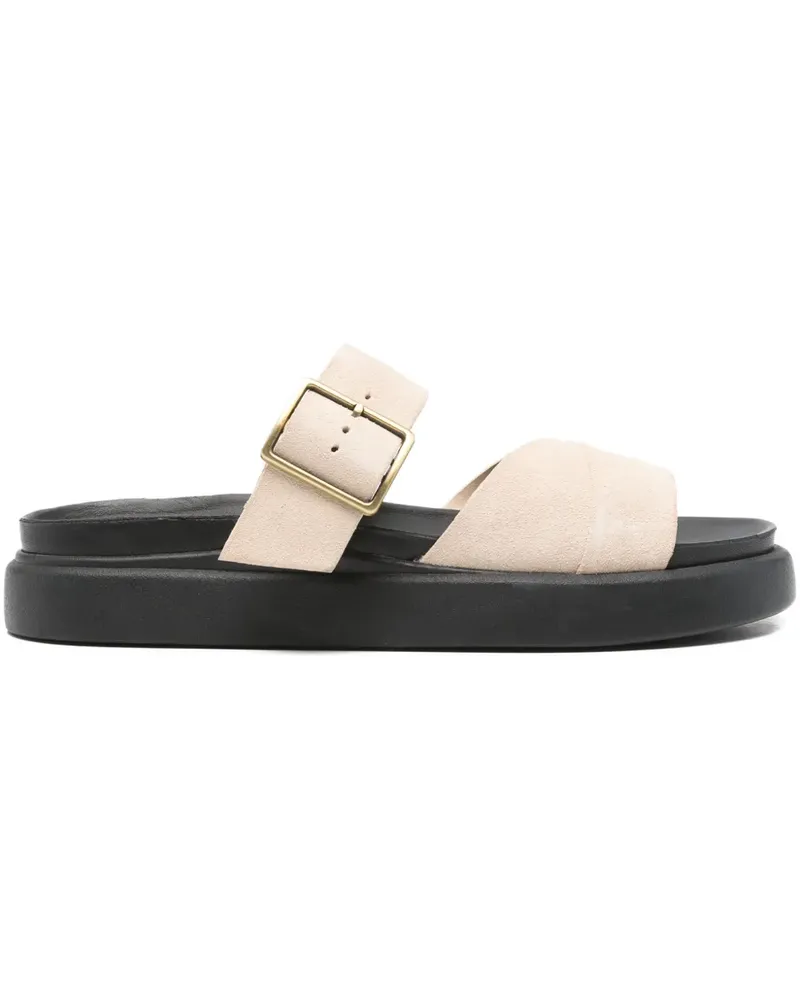 Clarks Aristella Sandalen mit Schnalle - Nude Nude