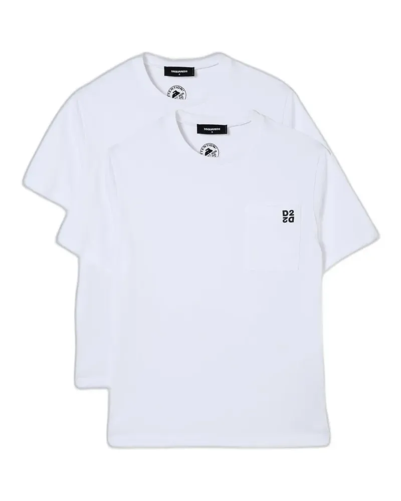 Dsquared2 logo-print T-shirt - Weiß Weiß