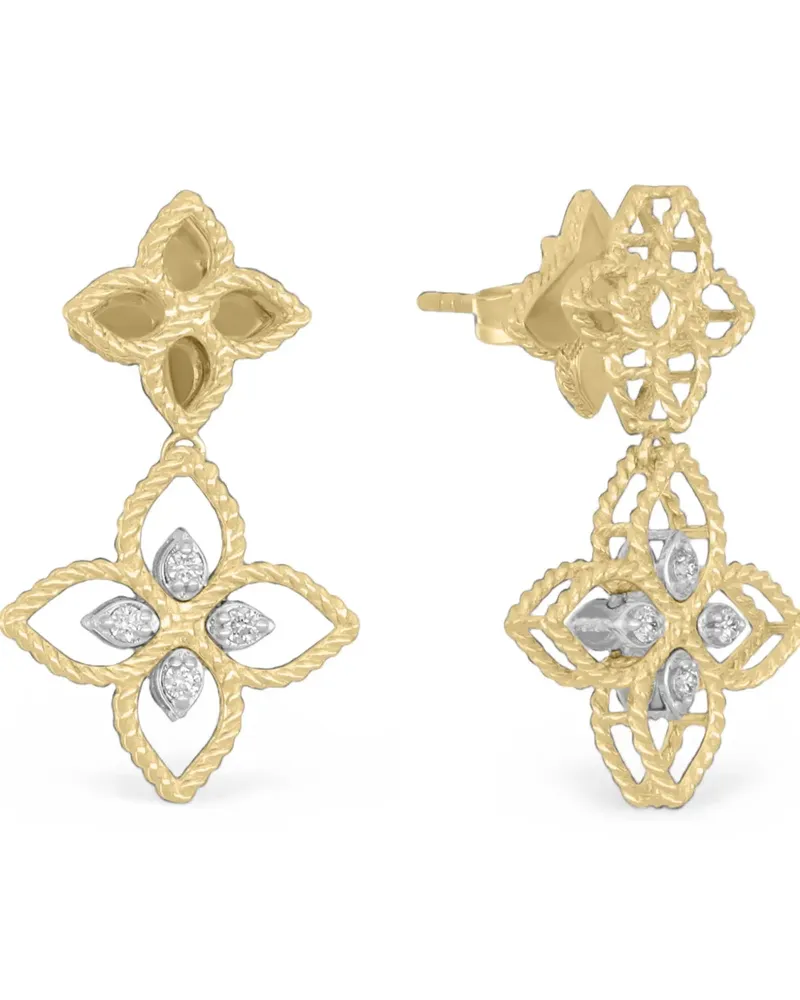 Roberto Coin Venetian Princess Ohrringe mit Diamanten - Gold Gold