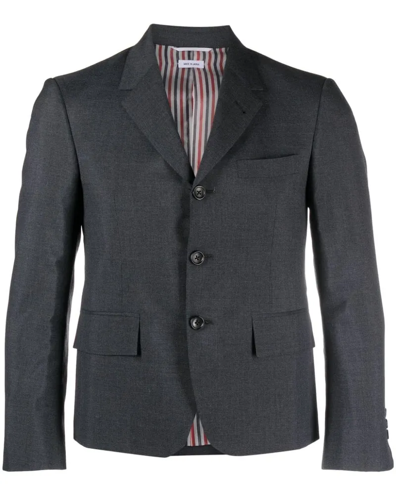 Thom Browne Einreihiges Sakko - Grau Grau