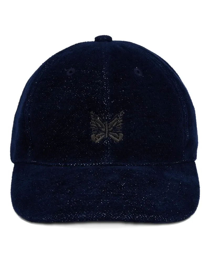 NEEDLES embroidered butterfly cap - Blau Blau