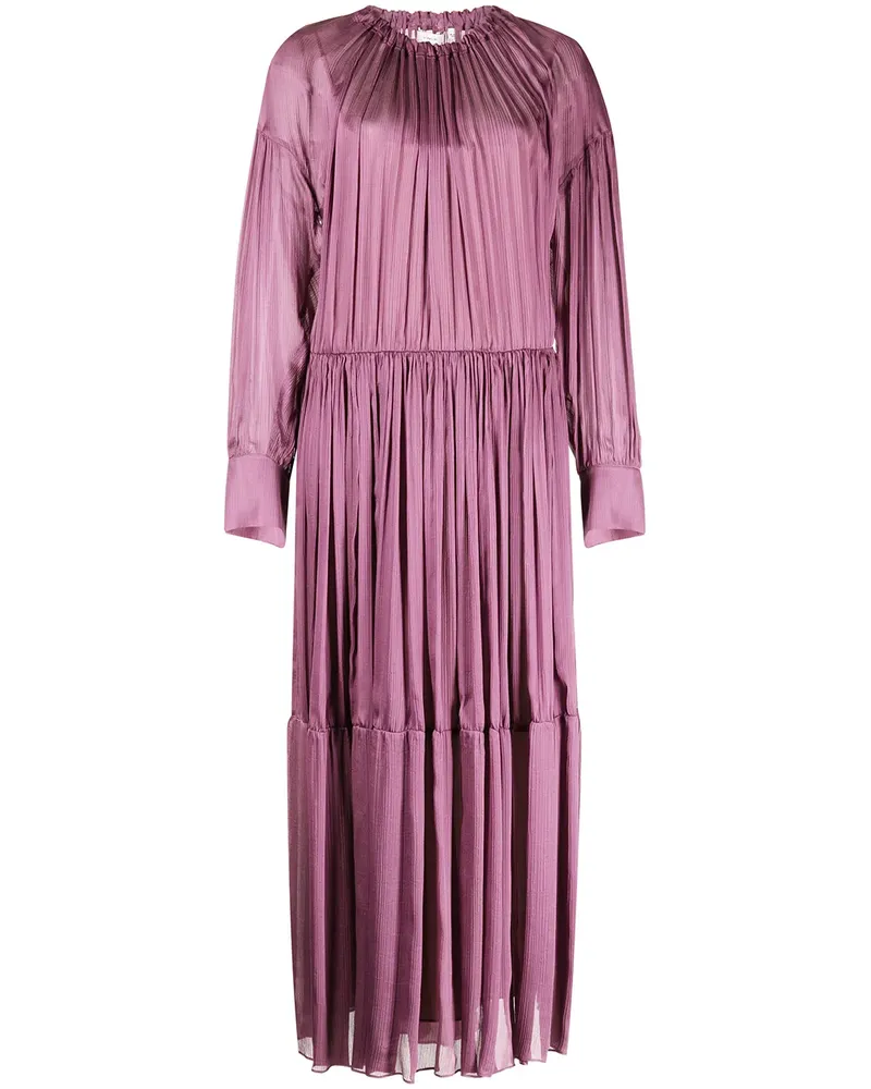 Vince Kleid mit langen Ärmeln - Violett Violett
