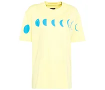 T-Shirt mit grafischem Print - Gelb