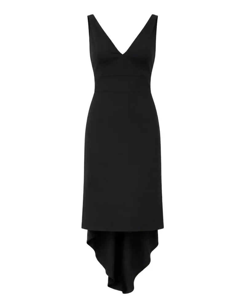 Dsquared2 high-low V-neck dress - Schwarz Schwarz