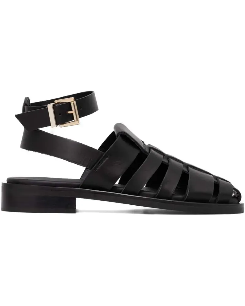 Alohas leather sandals - Schwarz Schwarz