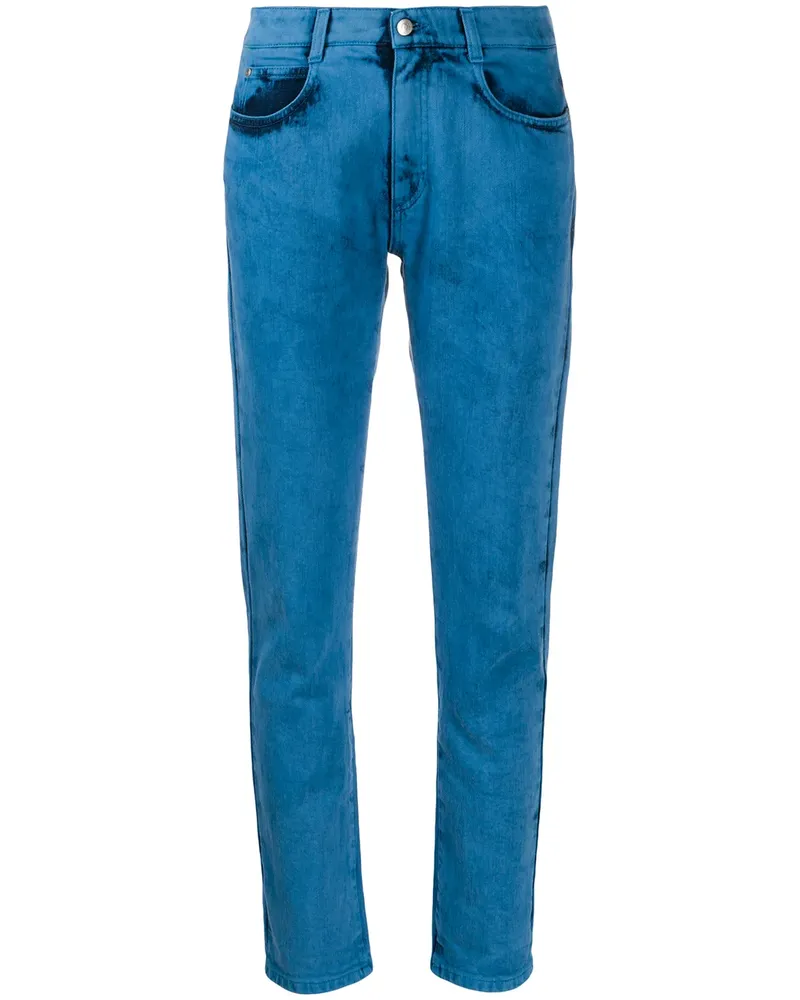 Stella McCartney Schmale Jeans - Blau Blau