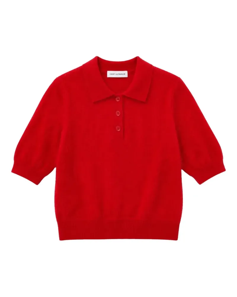 Chinti & Parker Pullover aus gebürstetem Kaschmir - Rot Rot