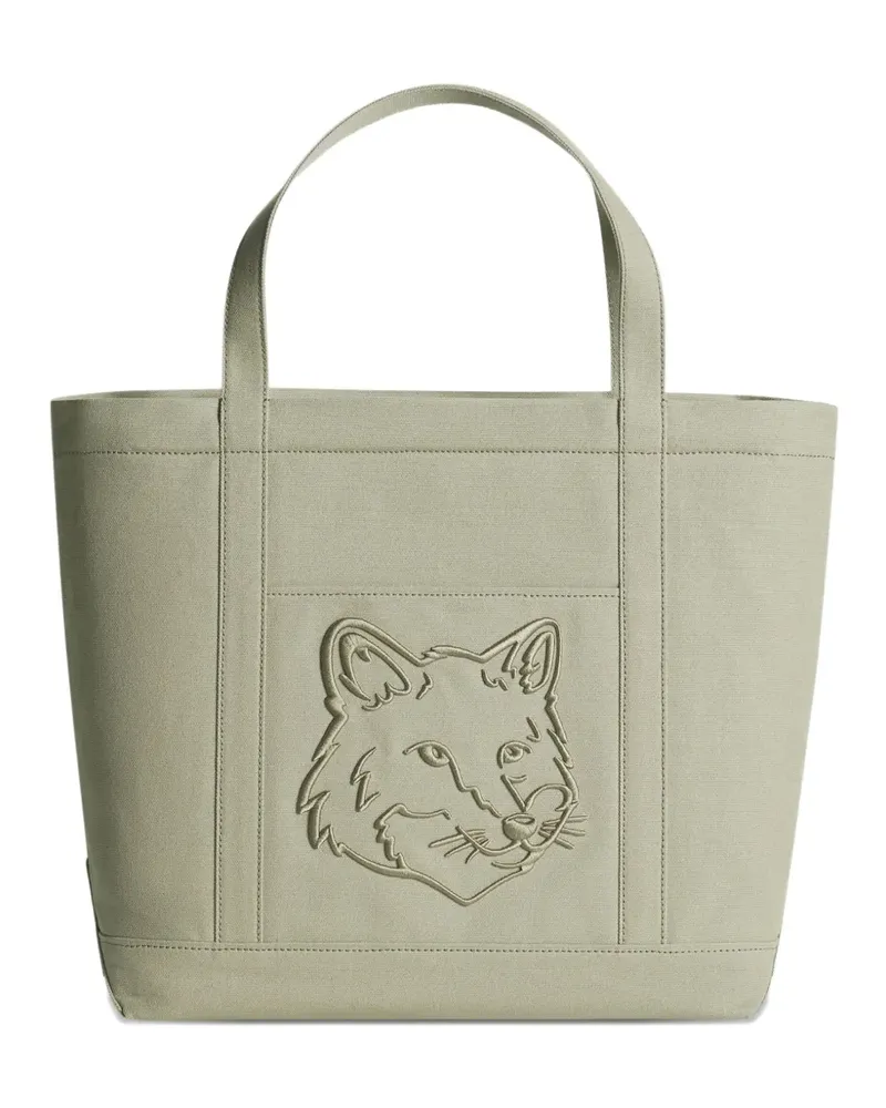 Kitsuné Fox Head Tote Bag - Nude Nude
