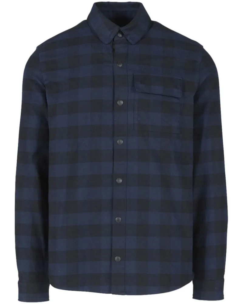 Aztech Mountain Kariertes Hemd - Blau Blau
