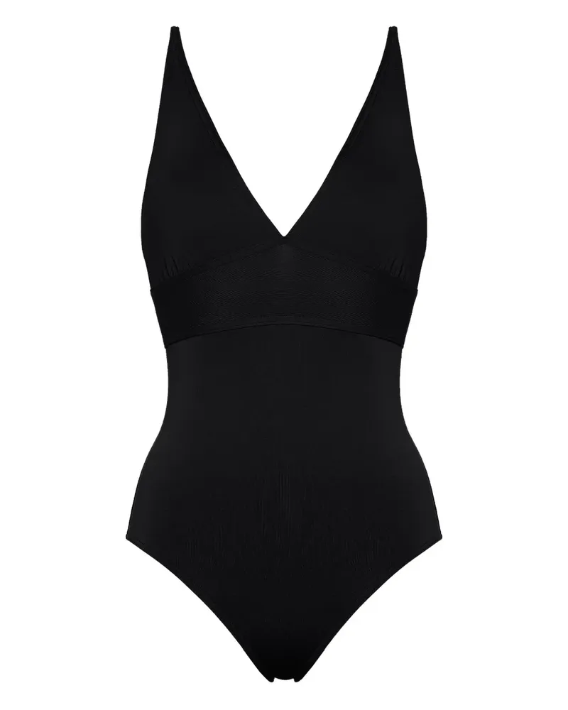 Eres Larcin Badeanzug mit V-Ausschnitt - Schwarz Schwarz