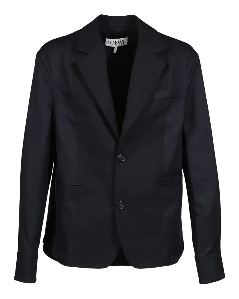 Loewe Einreihige Jacke - Blau Blau