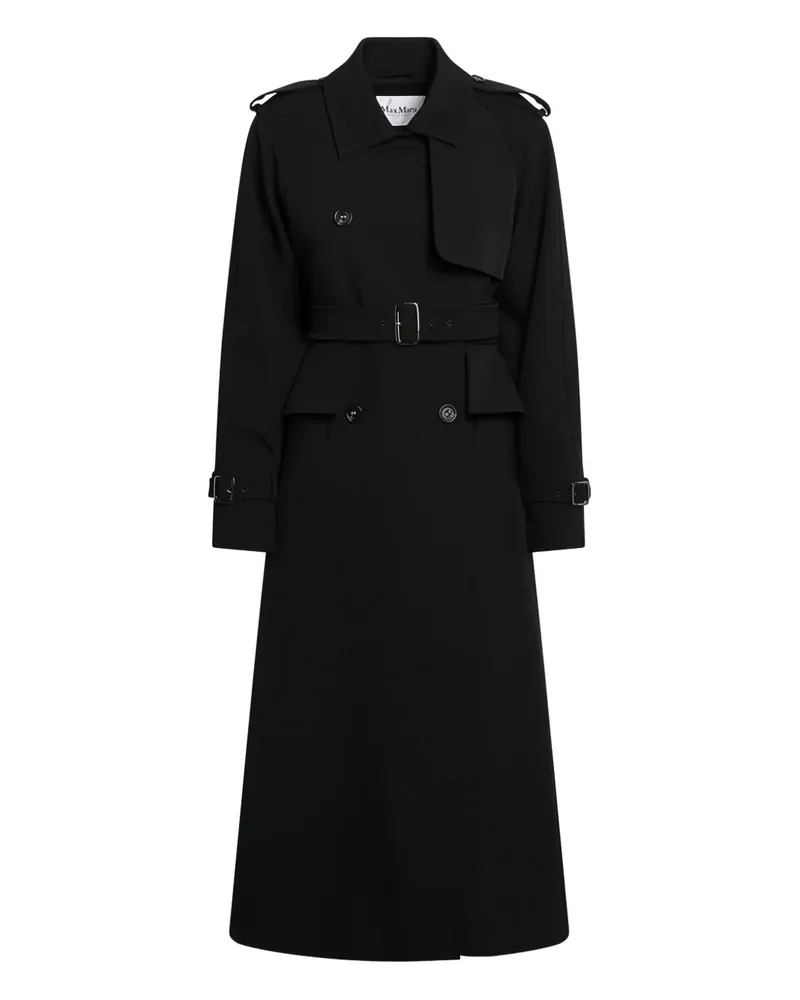 Max Mara Trenchcoat mit Gürtel - Schwarz Schwarz
