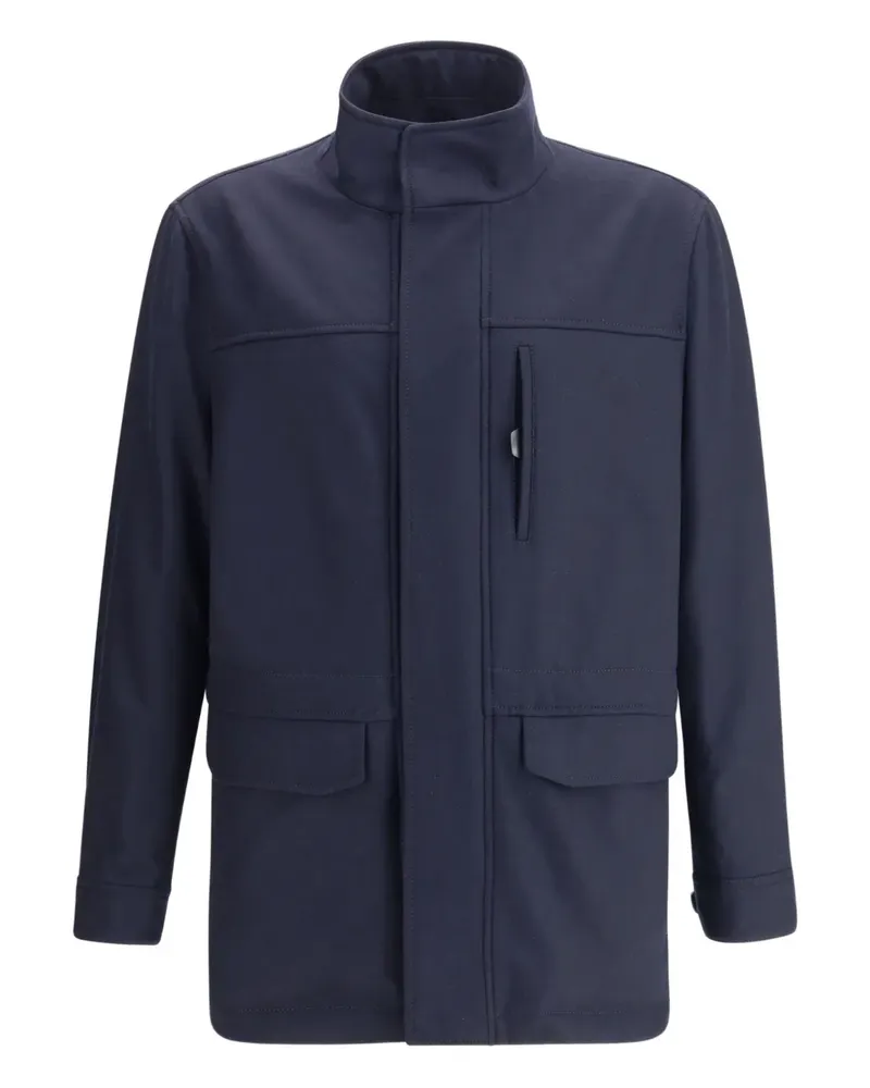 Brioni Jacke mit Stehkragen - Blau Blau