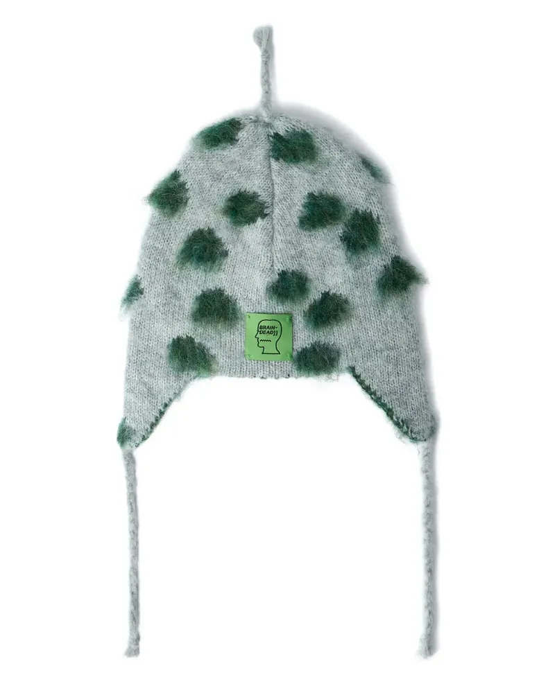 Brain Dead Beanie aus Wollgemisch - Grün Grün