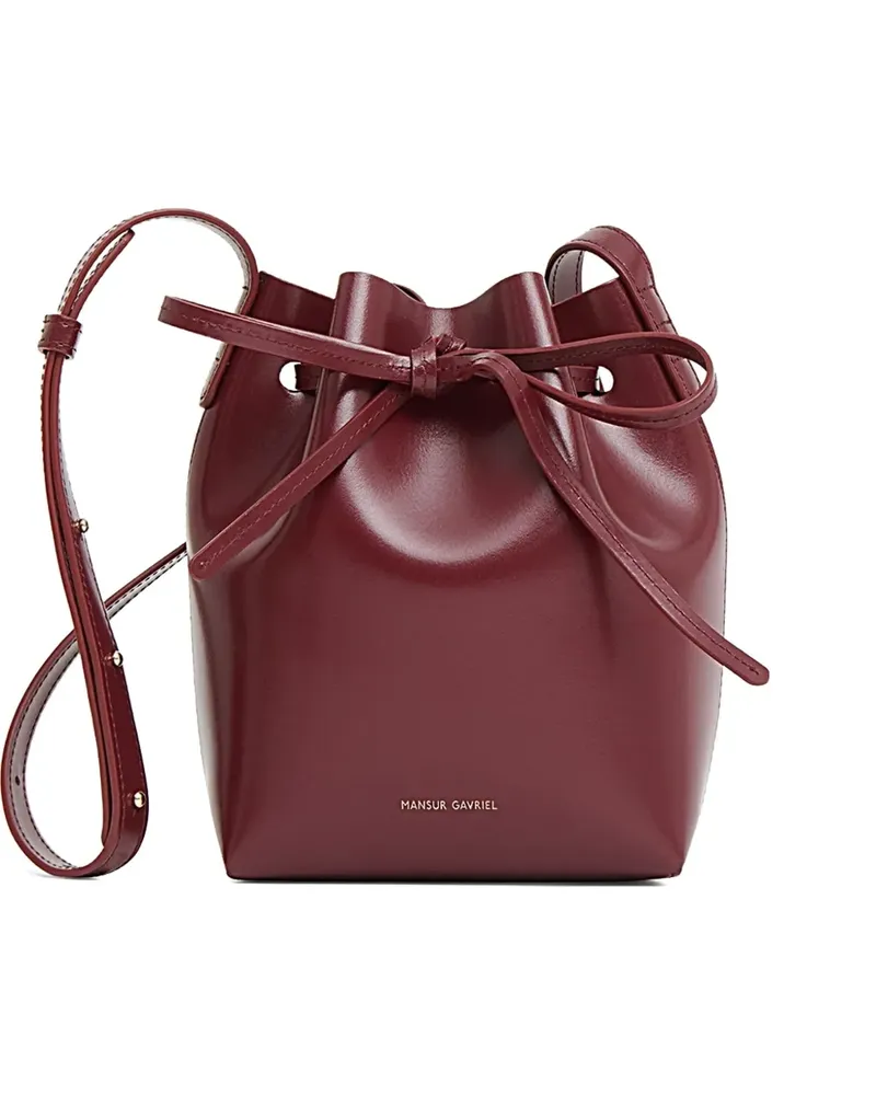 Mansur Gavriel Mini-Tasche aus Leder - Rot Rot