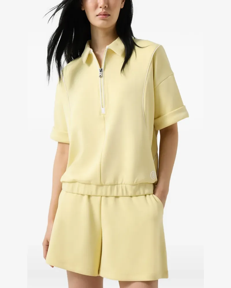 Bogner Finya logo-tape polo top - Gelb Gelb