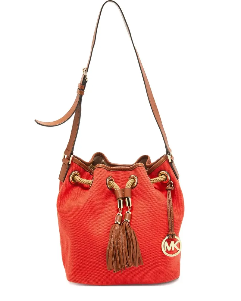 Michael Kors Pre-owned Kordelzug-Schultertasche mit Quastendetail - Orange Orange