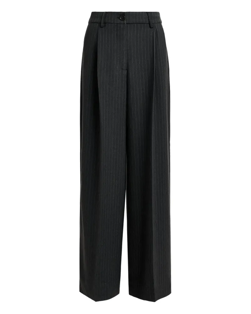Essentiel Hose mit Nadelstreifen - Grau Grau