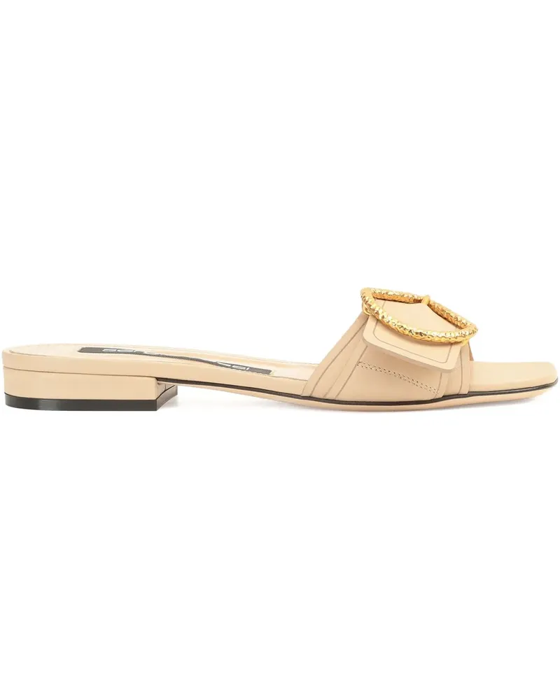 Sergio Rossi Sandalen aus Leder - Nude Nude