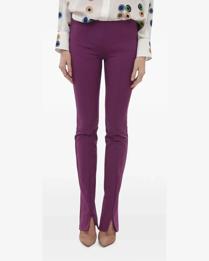 SPORTMAX Torre bootcut trousers - Violett Violett