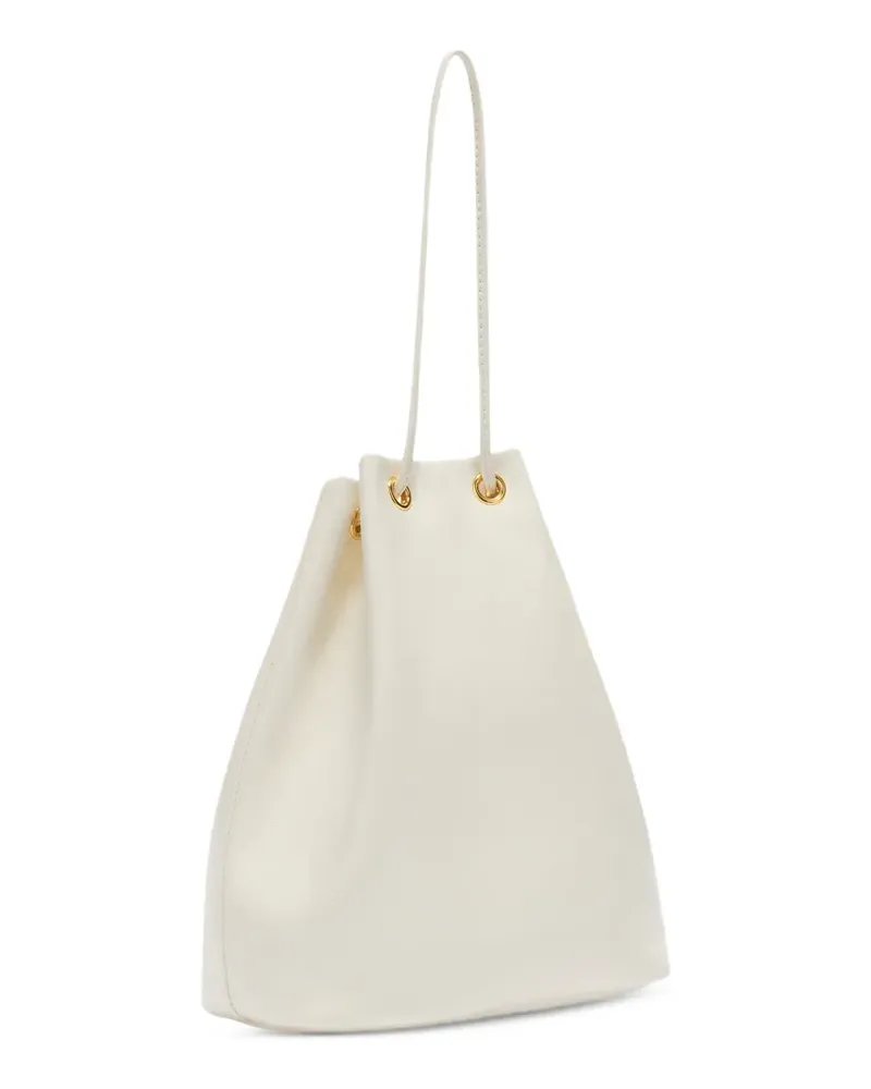 Furla Sfera Beuteltasche mit Kordelzug - Weiß Weiß
