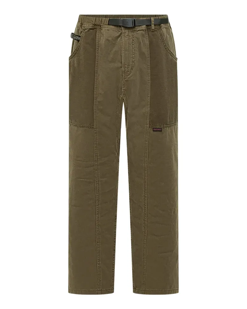 GRAMICCI logo patch trousers - Grün Grün