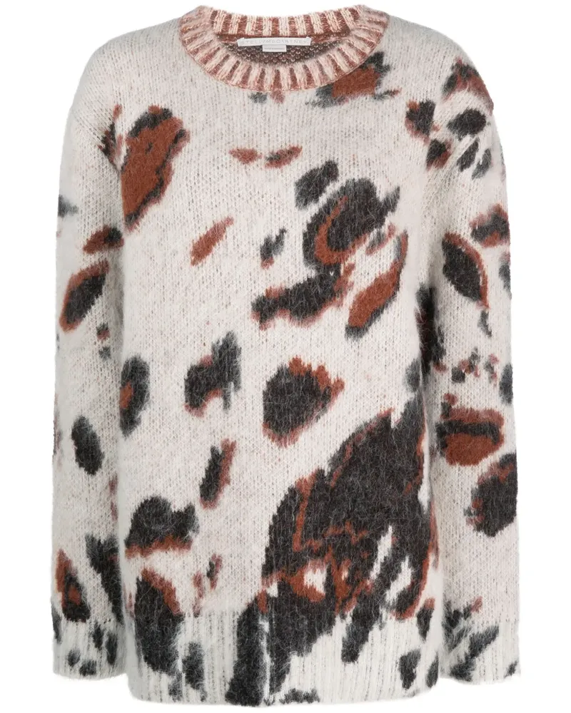 Stella McCartney Pullover mit Jacquardmuster - Nude Nude