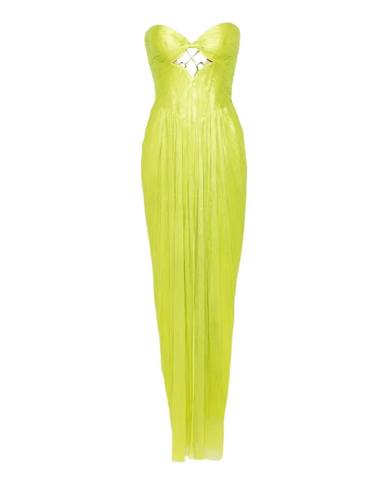 Maria Lucia Hohan Trägerloses Stephanie Maxikleid - Grün Grün