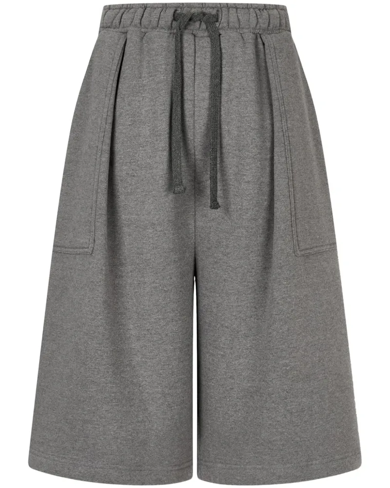 STUDIO TOMBOY Joggingshorts aus Fleece - Grau Grau