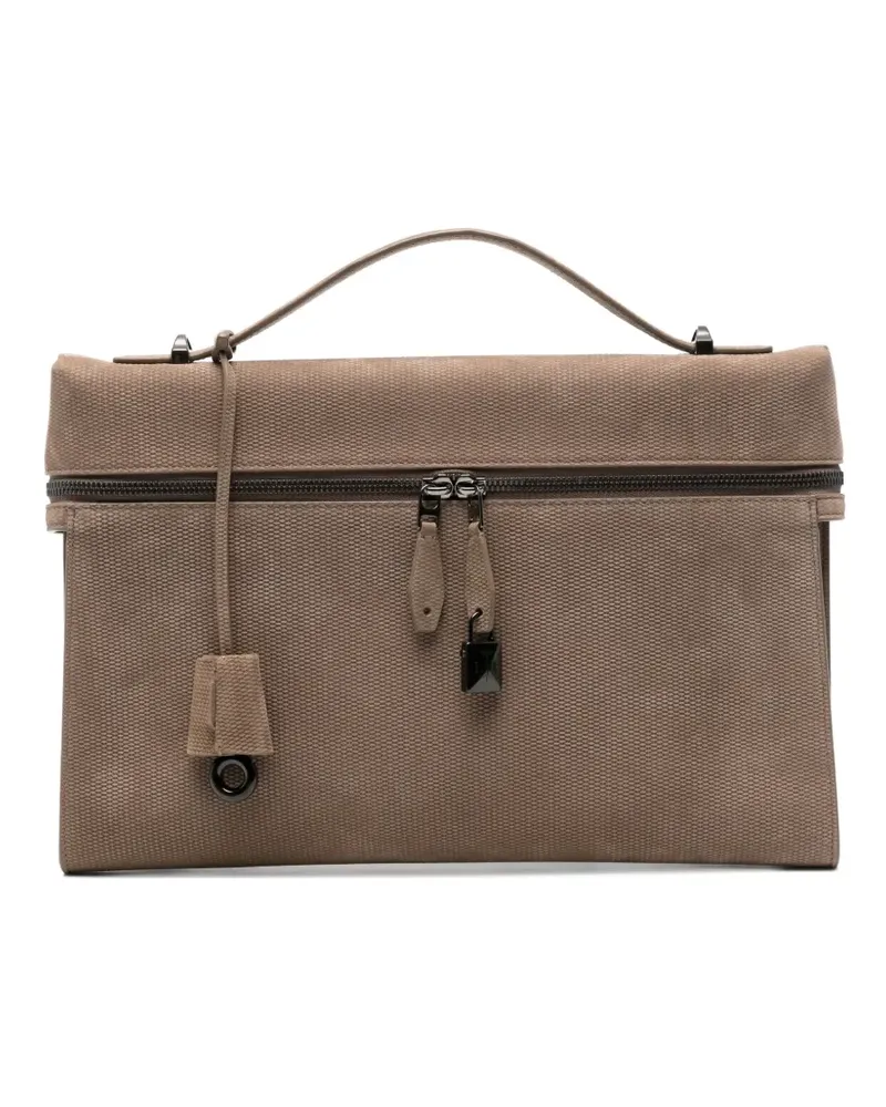 Loro Piana Extra Kuriertasche - Nude Nude