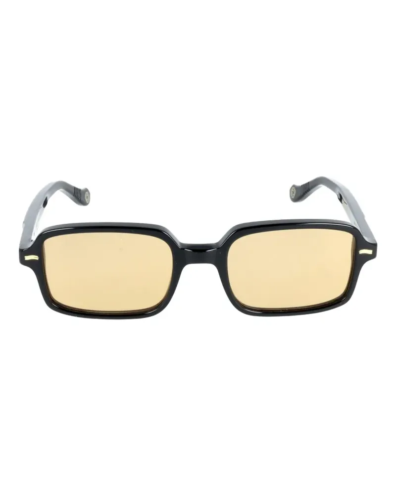 Kyme Nilo Sonnenbrille mit eckigem Gestell - Schwarz Schwarz