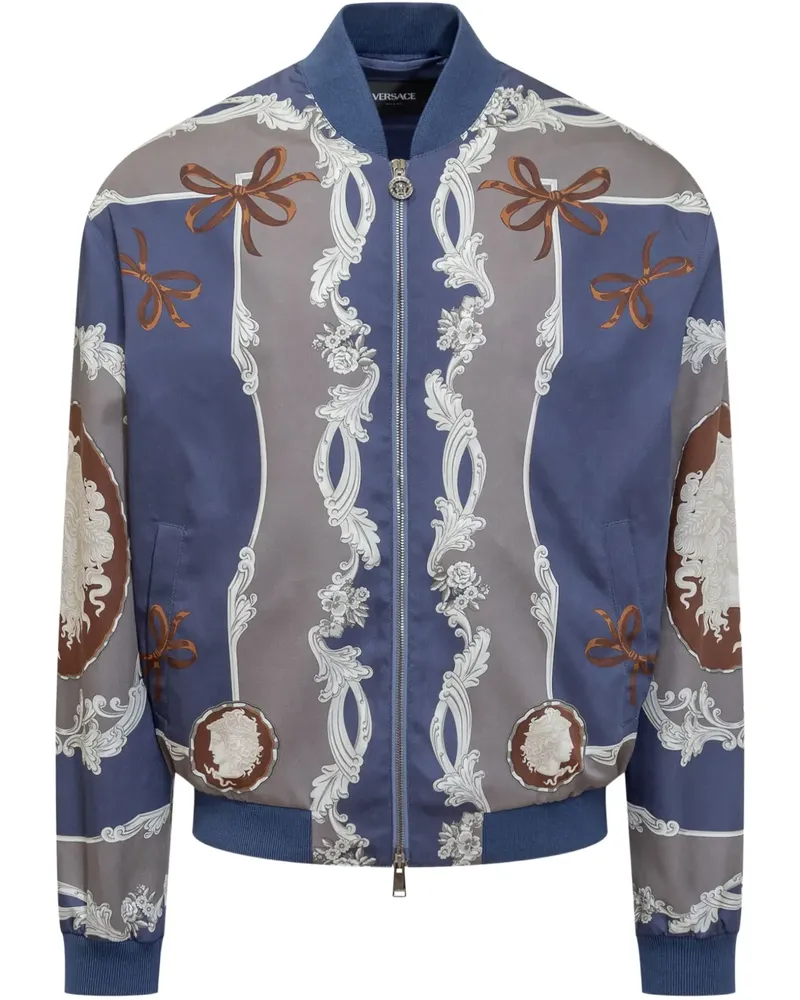 Versace Cameo Bomberjacke - Blau Blau