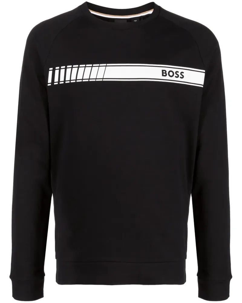 HUGO BOSS Klassisches Sweatshirt - Schwarz Schwarz