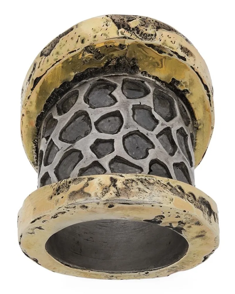Parts Of Four Chasm V2' Ring - Silber Silber
