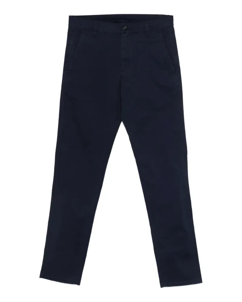 ASPESI tonal-stitching trousers - Blau Blau