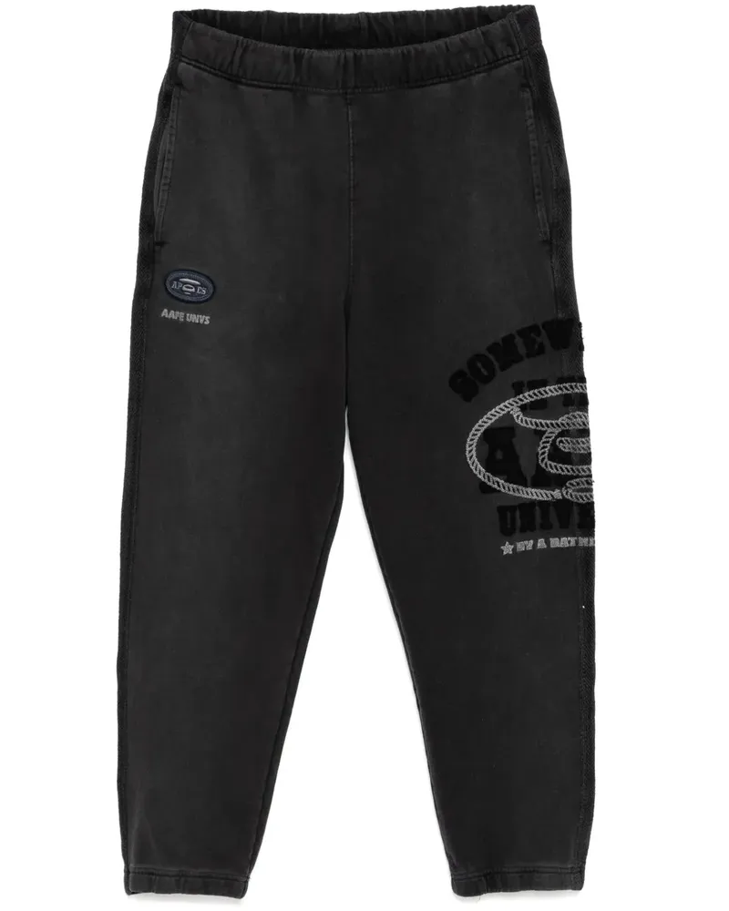 BAPE Jogginghose mit Patch - Schwarz Schwarz