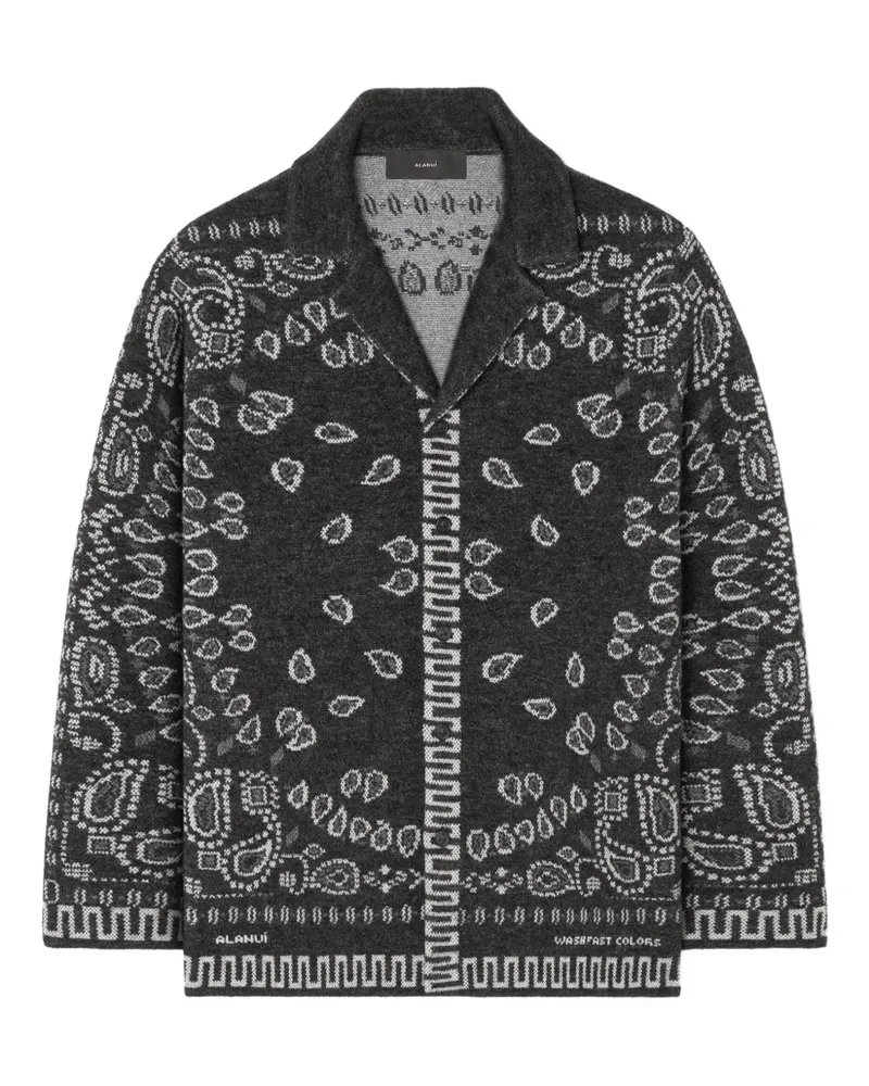 Alanui Hemd mit Paisley-Motiv - 0706-Charcoal-Multicolor 0706-charcoal-multicolor