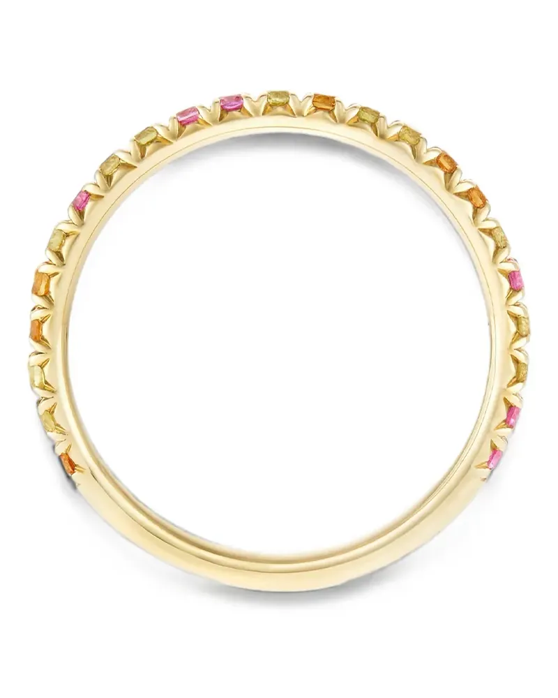 Dinny Hall Minnow multi-sapphire eternity ring - Gold Gold