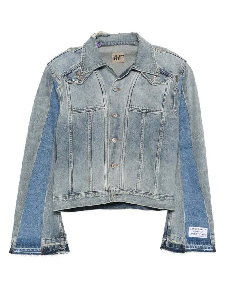 GALLERY DEPT. patchwork denim jacket - Blau Blau