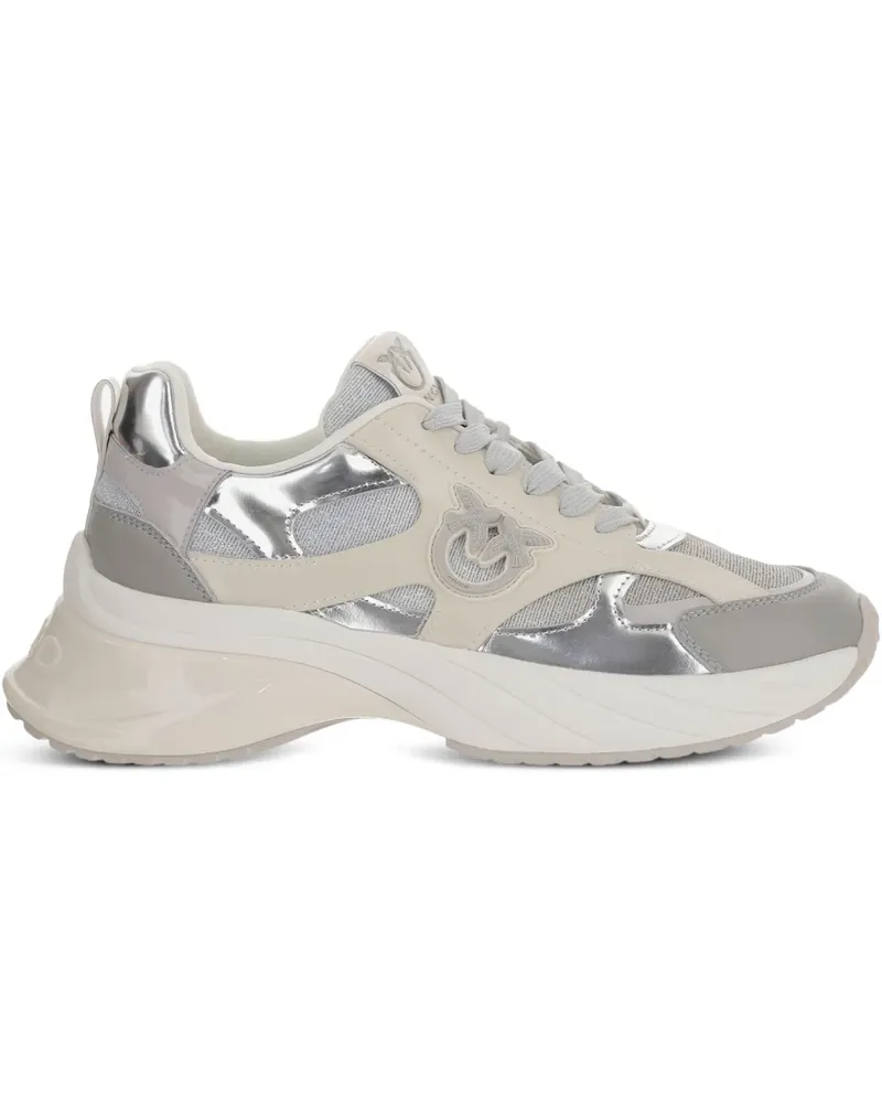 Pinko Ariel Sneakers mit gespiegeltem Finish - Grau Grau