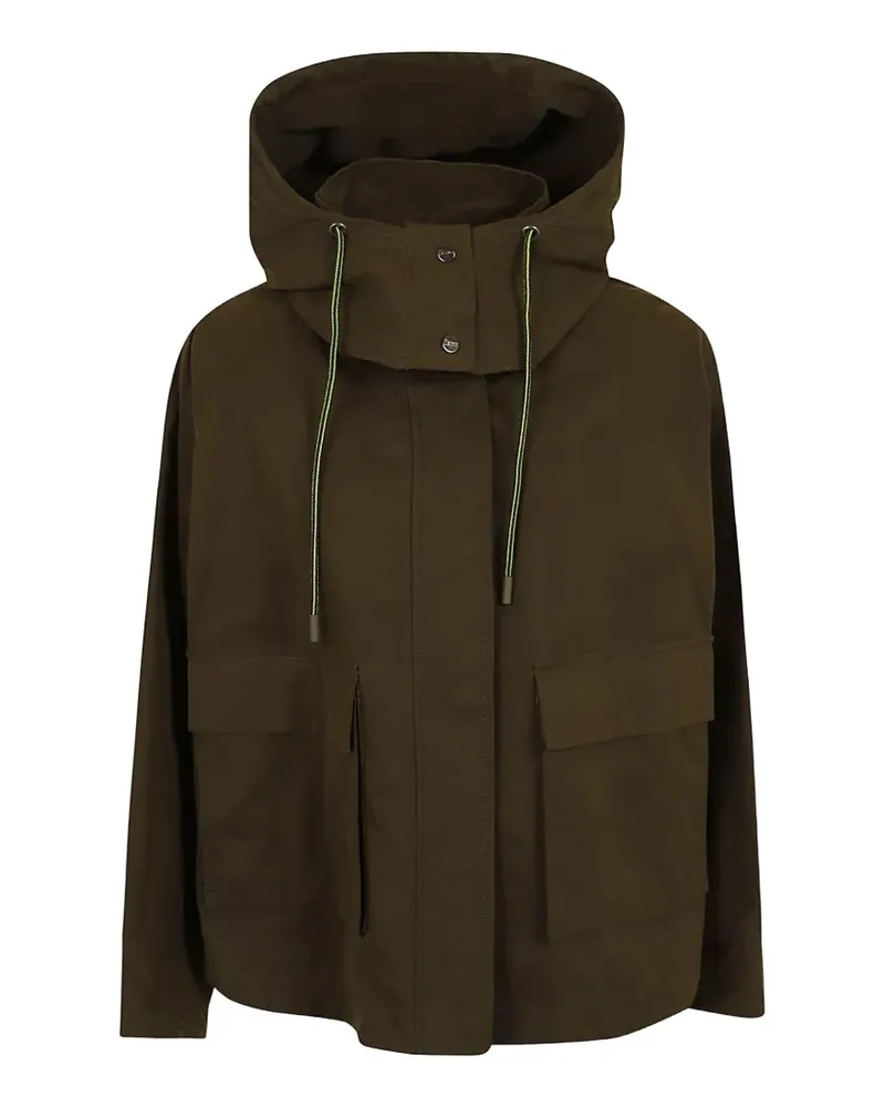 Herno hooded pocket jacket - Grün Grün