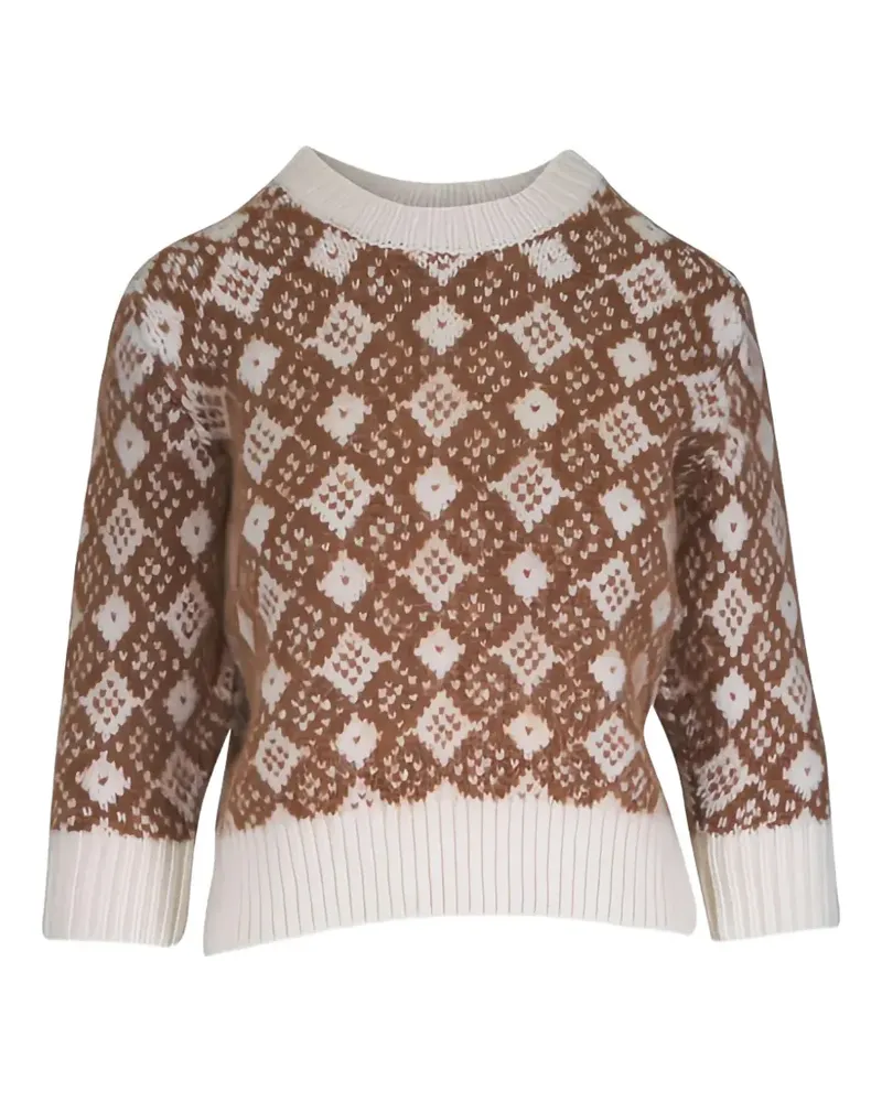 Dorothee Schumacher Pullover mit Argyle-Muster - Braun Braun