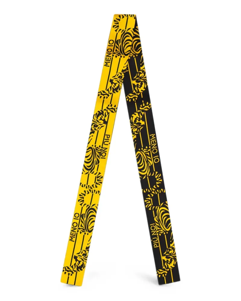 Fendi Wrappy Schal mit grafischem Print - Gelb Gelb