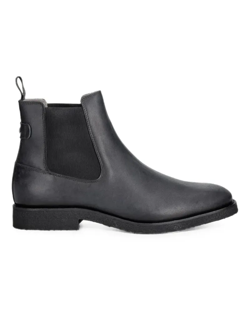AllSaints Stiefeletten mit Stretchbund - Schwarz Schwarz