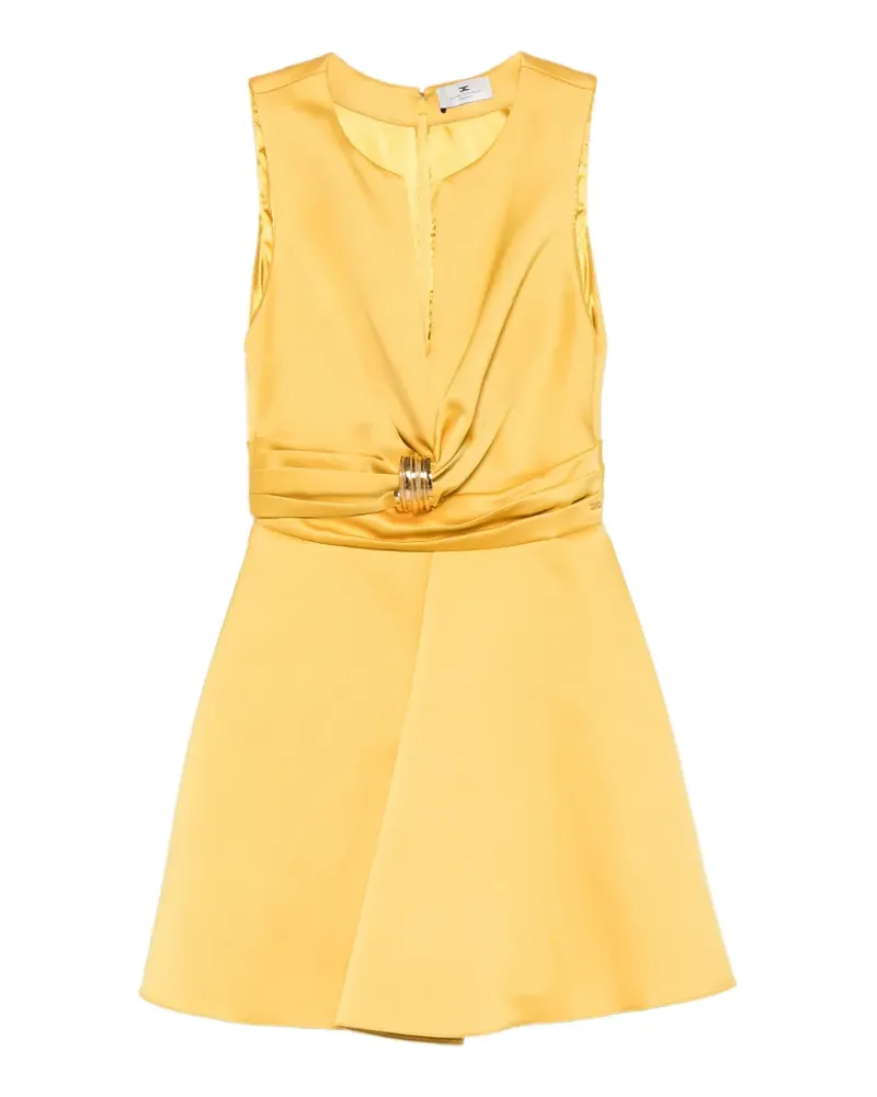 Elisabetta Franchi knot-detail mini dress - Gelb Gelb