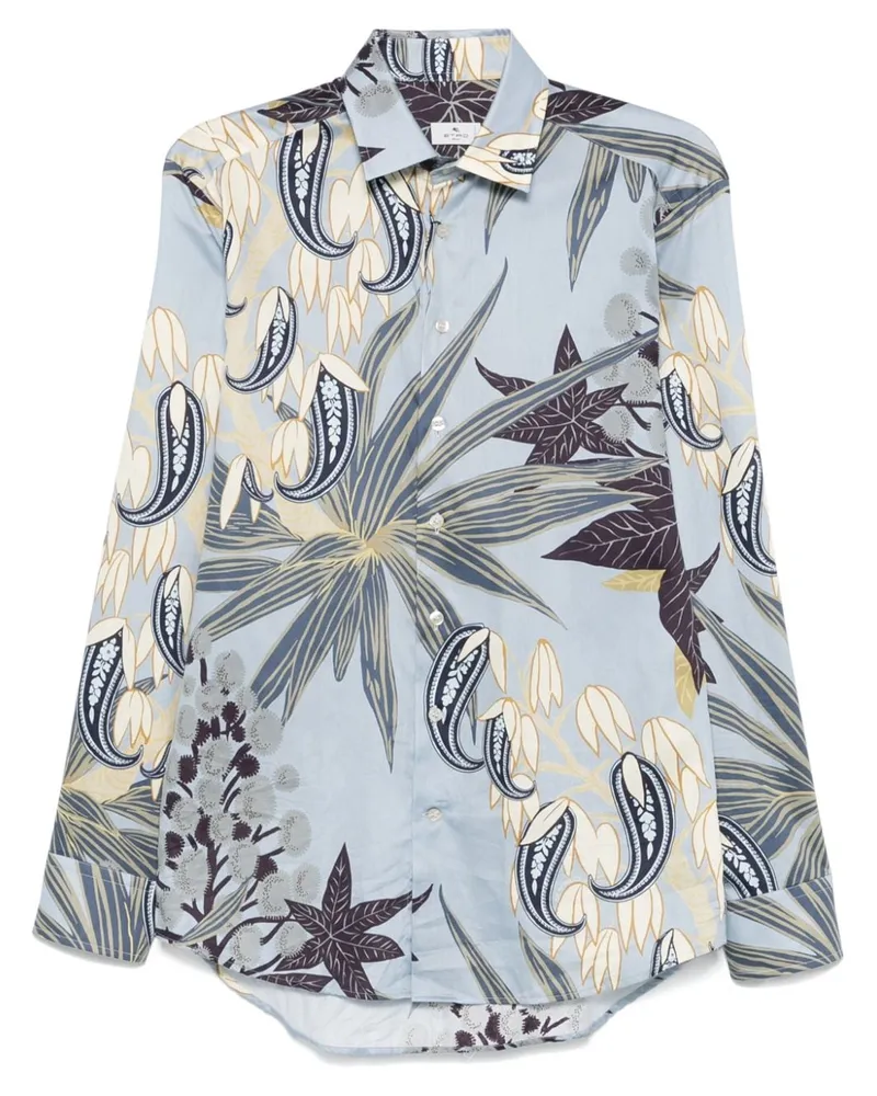 Etro Roma Hemd - Blau Blau