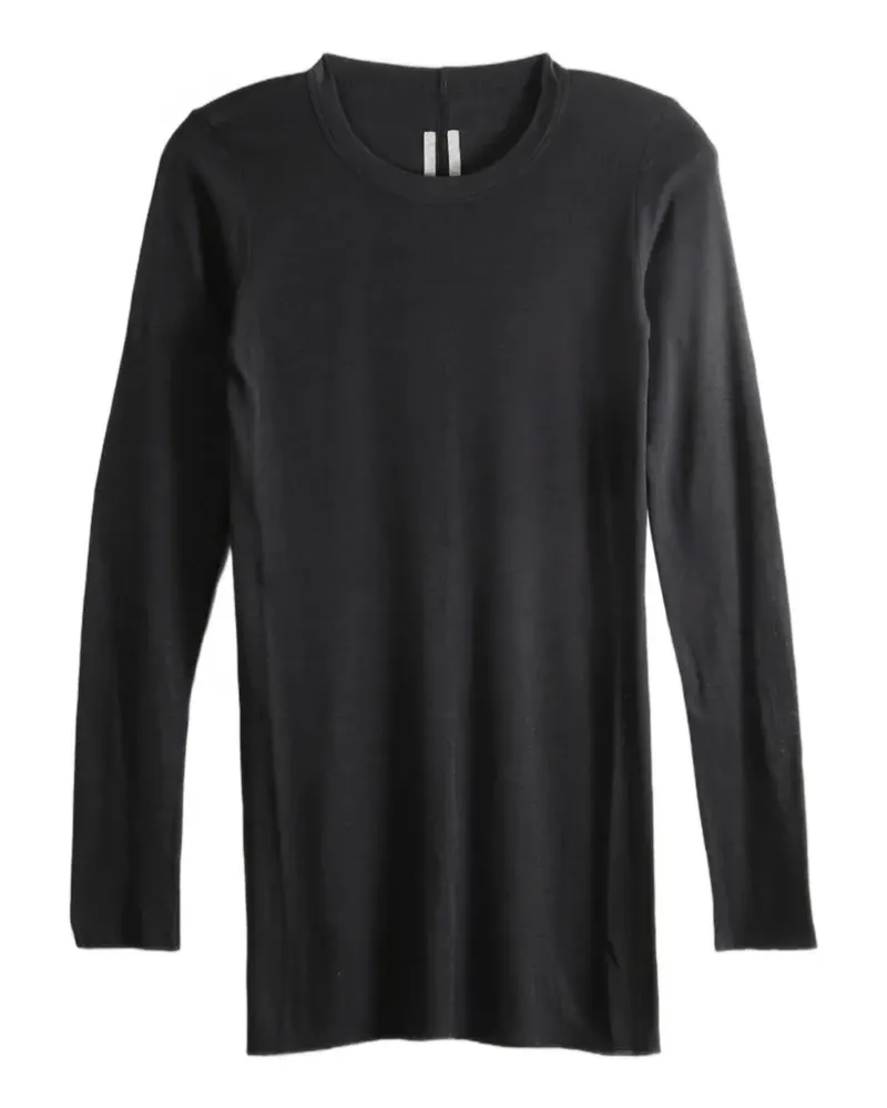 Rick Owens Klassisches Langarmshirt - Schwarz Schwarz