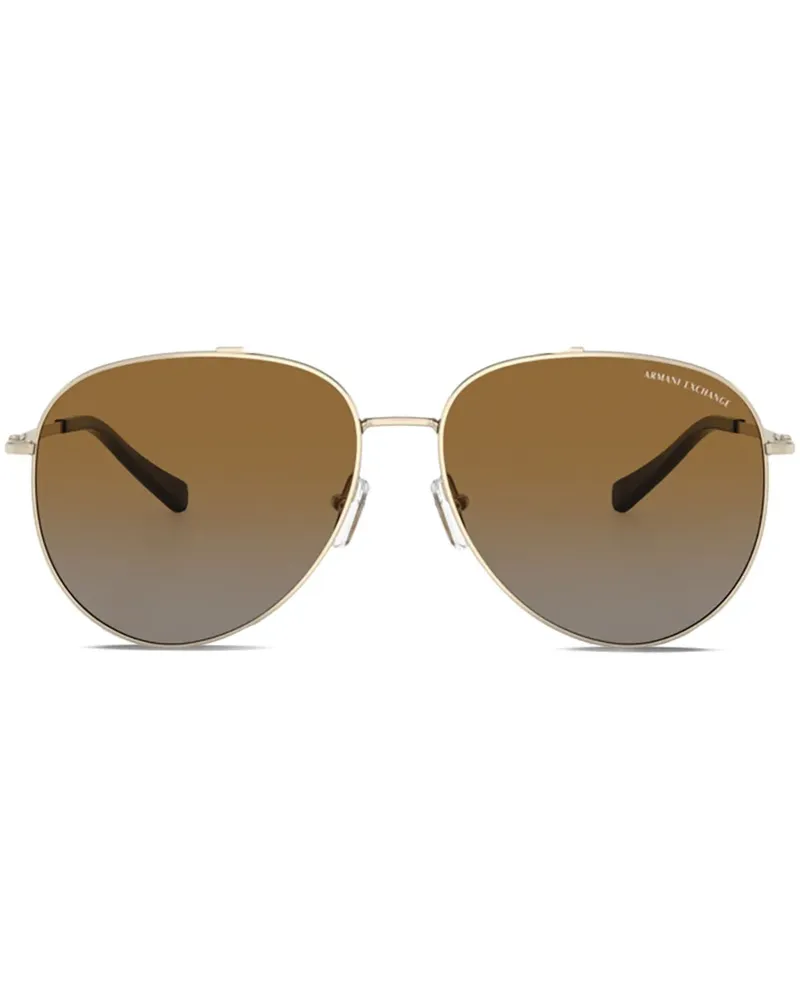 Armani Exchange Getönte Pilotenbrille - Gold Gold