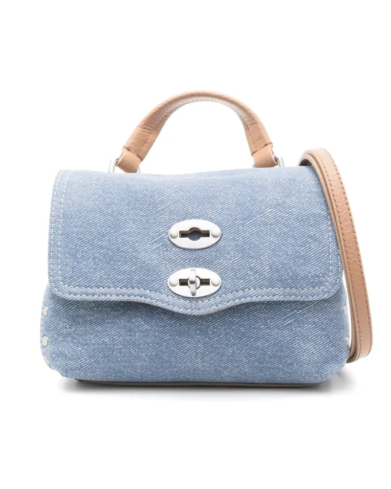 Zanellato Mini Postina Umhängetasche - Blau Blau