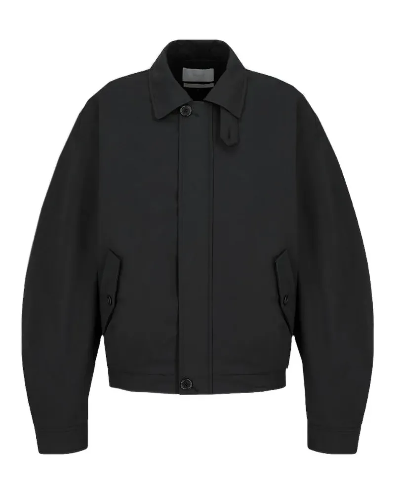 AMOMENTO padded throat-latch jacket - Schwarz Schwarz